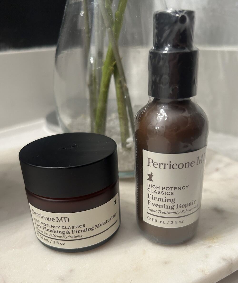 Perricone MD High Potency Classics Firming Moisturizer & Evening Repair Set NEW